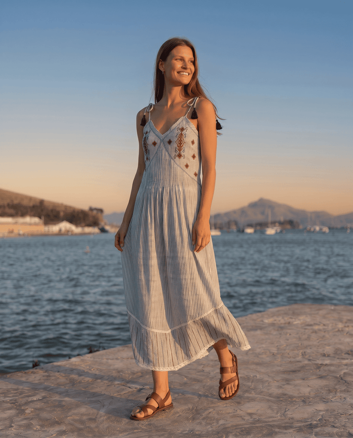 ENEA BB155 SPAGHETTI-STRAP DRESS