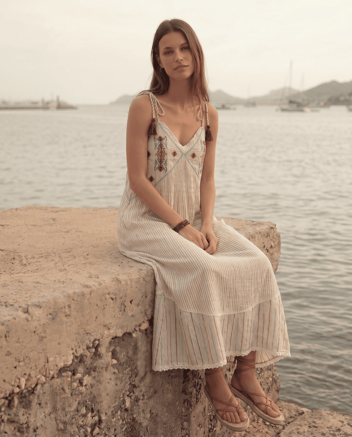 ENEA BB155 SPAGHETTI-STRAP DRESS