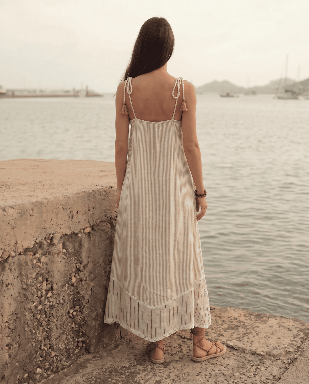 ENEA BB155 SPAGHETTI-STRAP DRESS