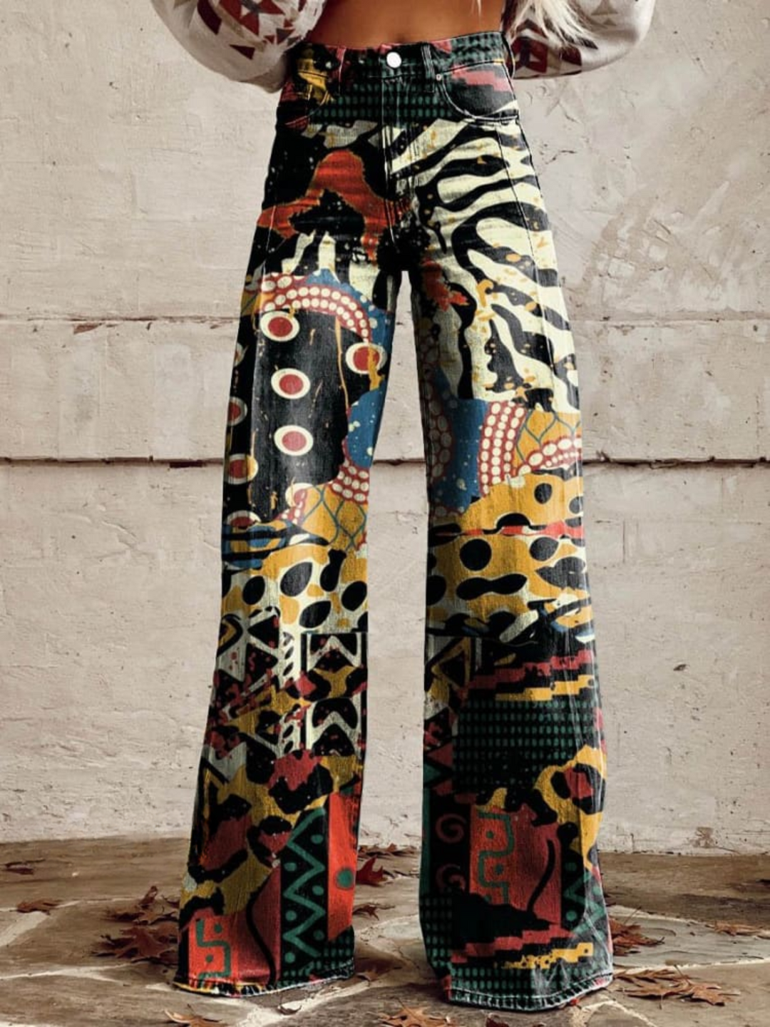 Élodie - Pantaloni larghi eleganti