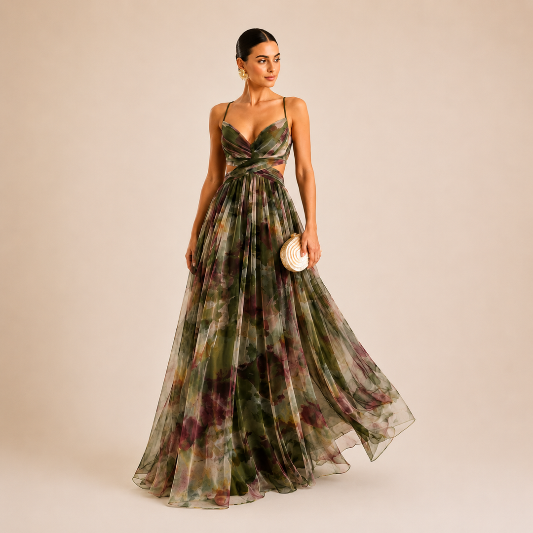 Maxi | Abito Eleganza Floreale