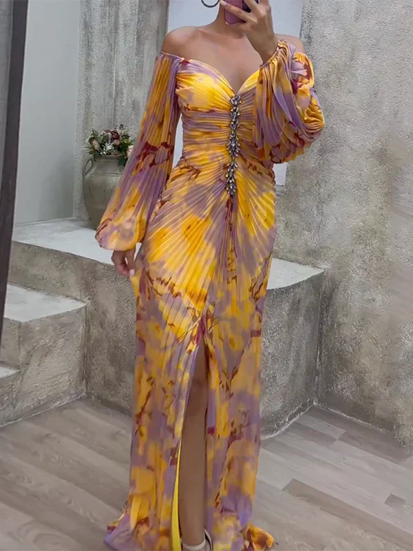 Kristine | Abito elegante con scollatura a V