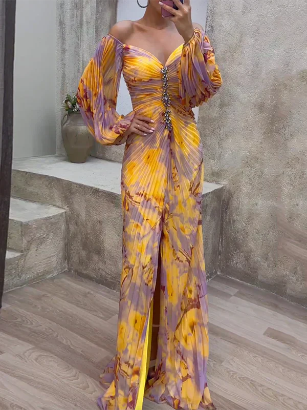 Kristine | Abito elegante con scollatura a V