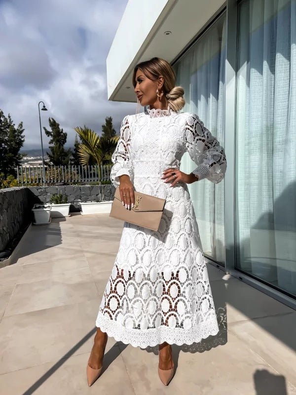 Charlize | Abito romantico in pizzo