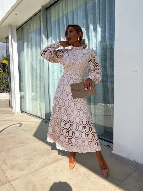 Charlize | Abito romantico in pizzo