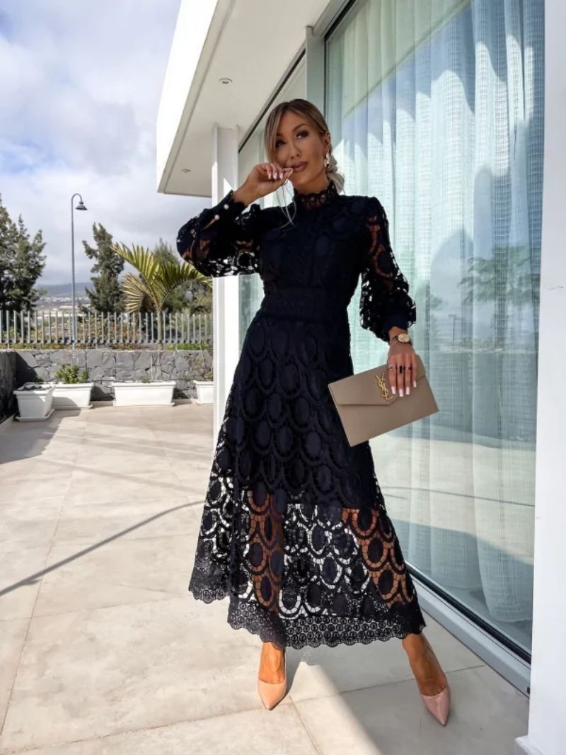 Charlize | Abito romantico in pizzo