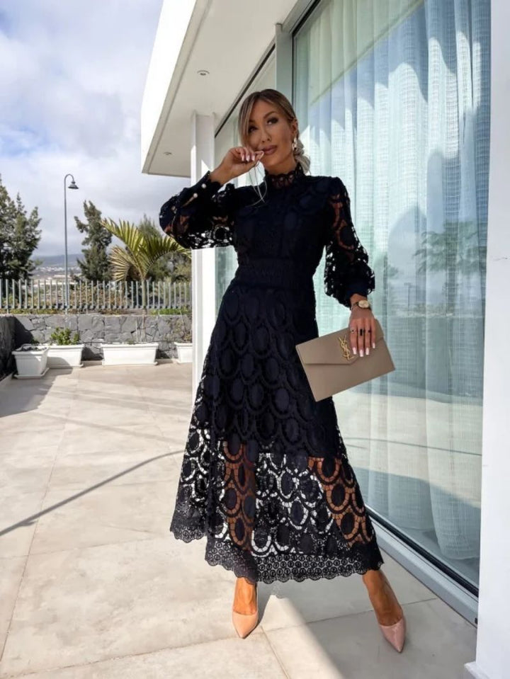 Charlize | Abito romantico in pizzo