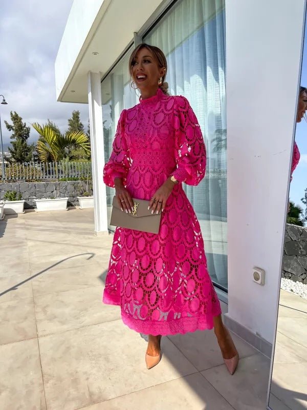 Charlize | Abito romantico in pizzo