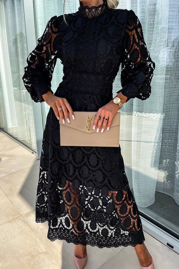 Charlize | Abito romantico in pizzo
