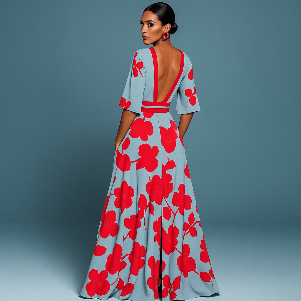 Tahlia | Abito elegante in viscosa
